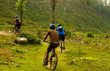 De Kathmandu à Pokhara en VTT